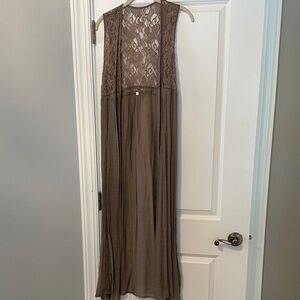 Kori Chocolate Lace Vest